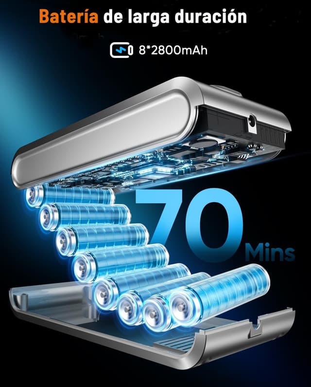 Detalle de JRFYHFT V16 PRO 1,8L Aspiradora escoba