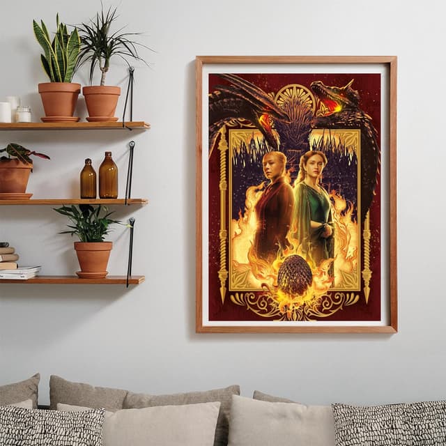 Detalle 2 de Clementoni Puzzle House of the Dragon 39903 da 1000 pezzi (70x50 cm) con poster