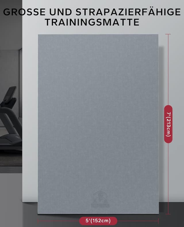 Thumbnail 1 de HAPBEAR Yogamatte XXL 213×152 cm 🧘