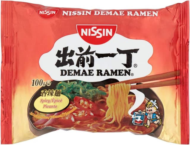 Detalle de Nissin 36111 Nouilles instantanées au poulet Demae (lot de 5) – prêtes en 3 minutes