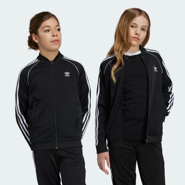 Detalle de Adidas Chaqueta SST Adicolor Adolescente Negro