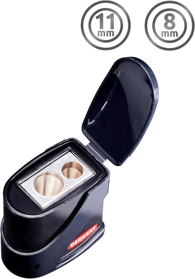 Thumbnail 3 de Derwent Twin Hole Pencil Sharpener 11.5mm