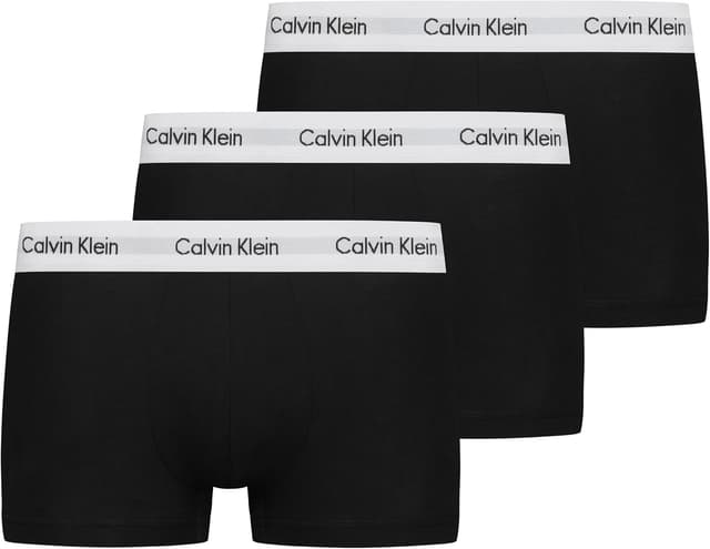 Imagen de Calvin Klein Low Rise Trunk 3pk Bóxer Negro para Hombre 🖤 en OfertitasTOP