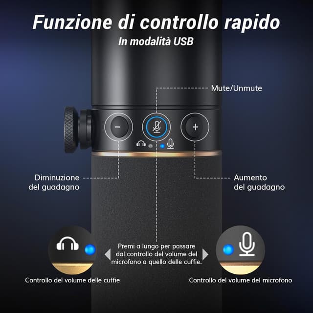 Thumbnail 4 de TONOR TD520 microfono dinamico 🎙