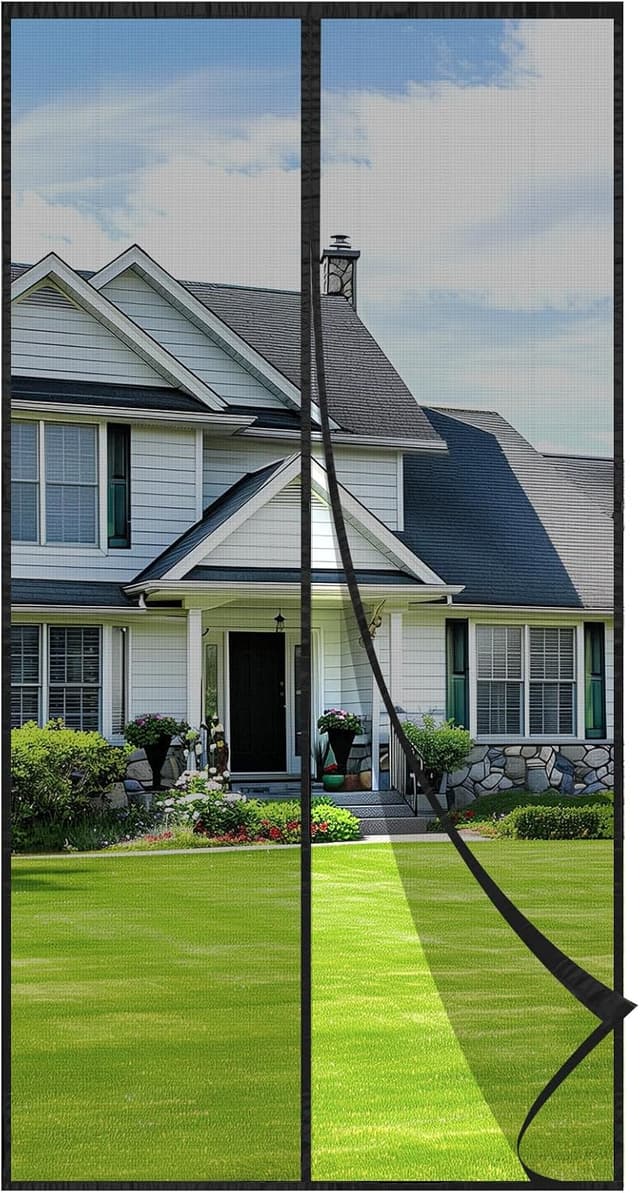 Detalle de Velway zanzariera magnetica 90 x 210 cm