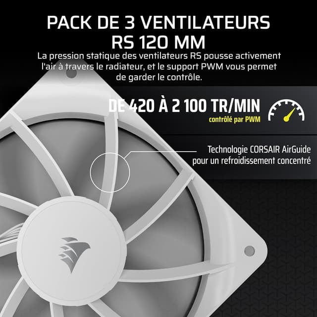 Thumbnail 4 de CORSAIR NAUTILUS 360 RS LCD Watercooling 360 mm