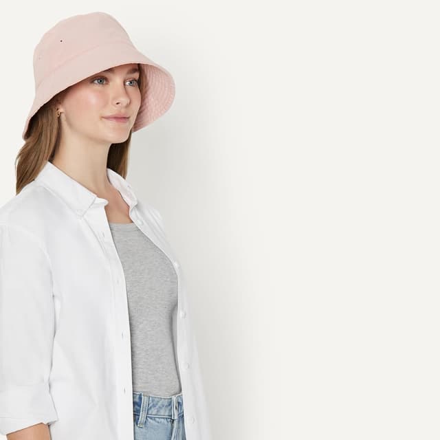 Detalle de Amazon Essentials Women’s Washed Cotton Bucket Hat