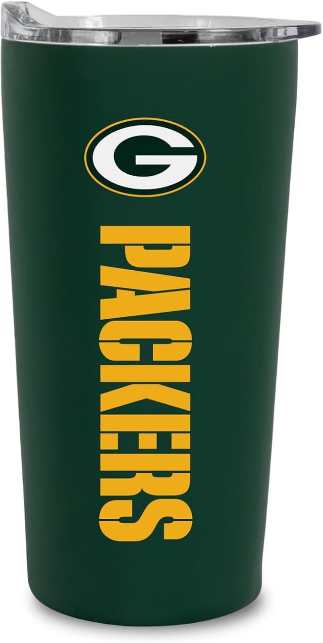 Detalle de Rico Industries NFL Football Soft Touch Easy Grip Tumbler (18oz)