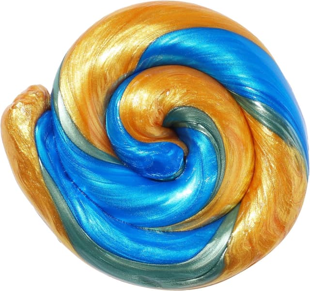 Detalle 2 de WATERELF Play Putty Slime for Kids — Non-Sticky Fidget & Stress Relief Putty (Gold/Blue/Green)
