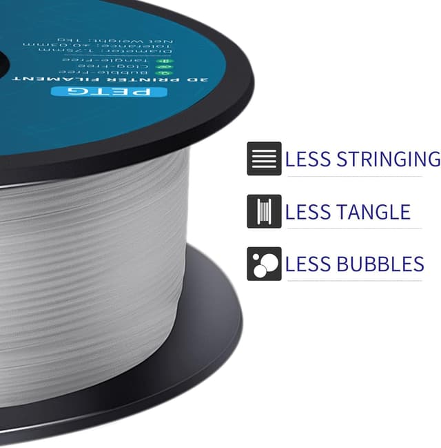 Thumbnail 3 de Geeetech PETG Filament 1,75 mm 1 kg Spule Transparent