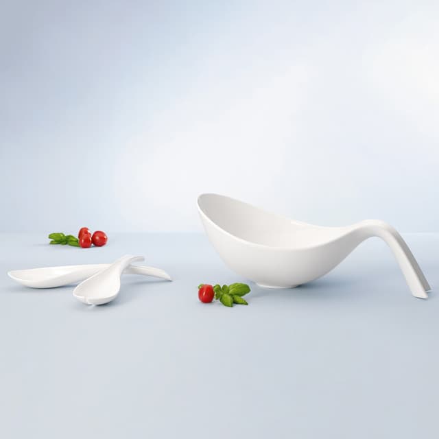Thumbnail 1 de Villeroy & Boch Flow set ensaladera y cubiertos