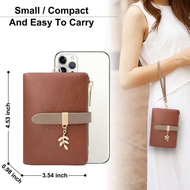 Thumbnail 5 de GOUNNU Monedero RFID cuero PU 12 cm