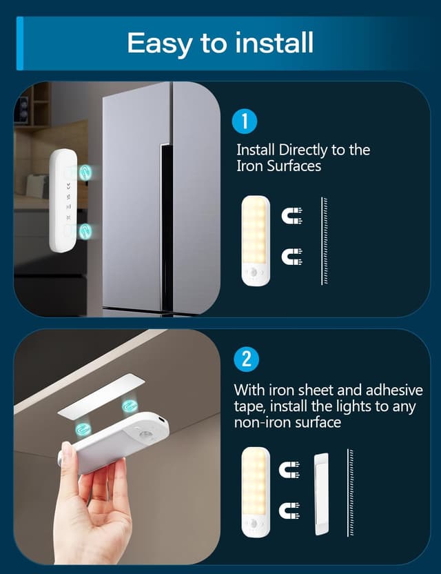 Thumbnail 5 de Ledronix Bewegungsmelder Leuchten 2er-Pack