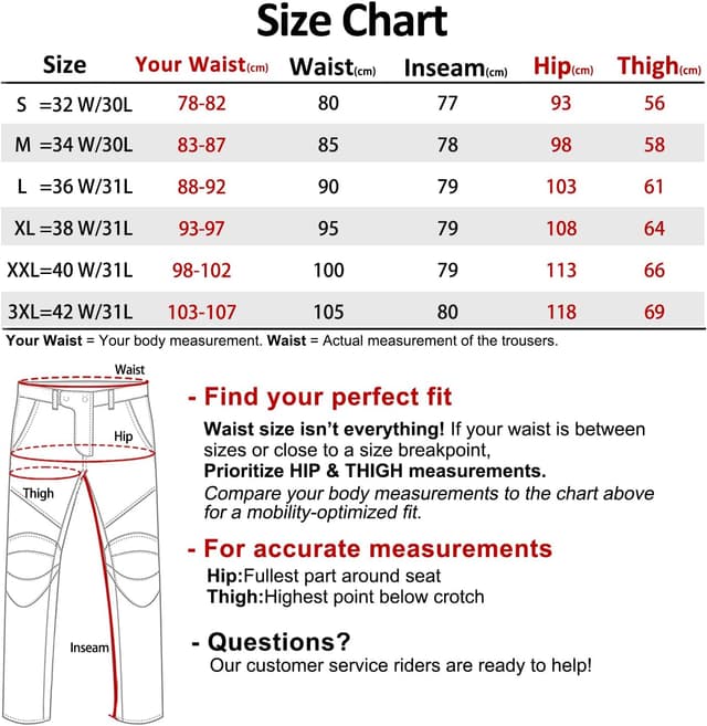 Thumbnail 5 de CTBQiTom Vaqueros de Moto con Protección CE y Kevlar