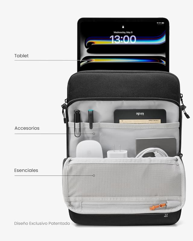 Thumbnail 1 de tomtoc 360° Funda para Tablet de 13" con Compartimentos 📱