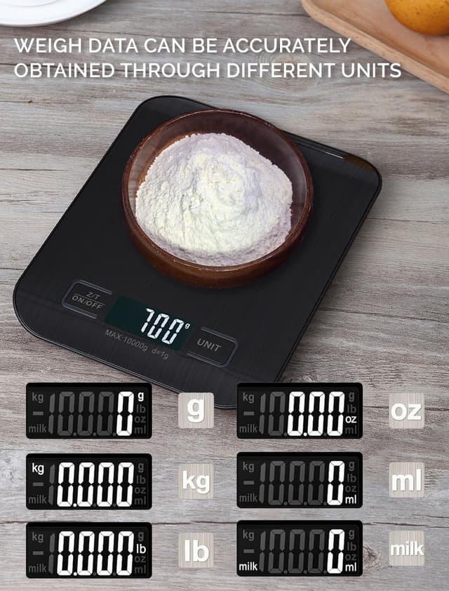 Detalle de 22 lb digital food scale for kitchen use