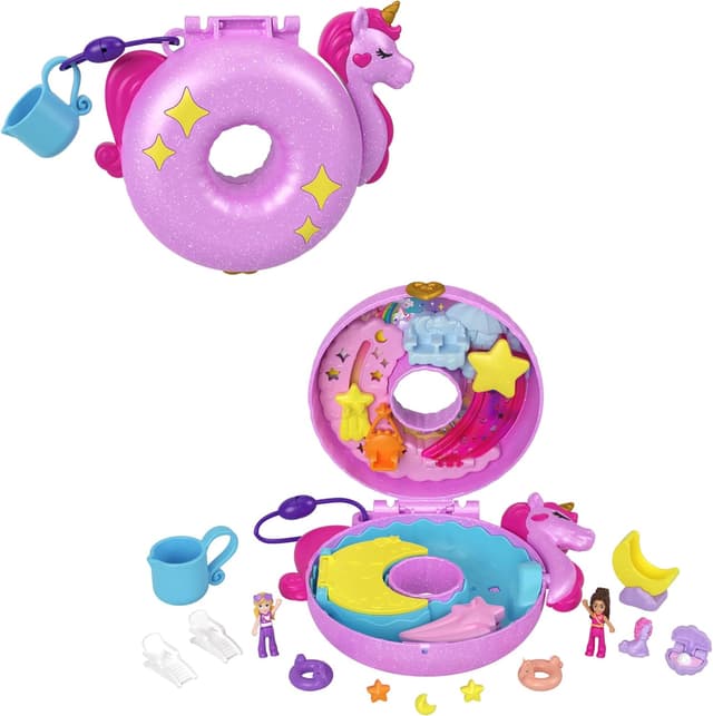 Detalle de Coffret Polly Pocket licorne licorne 12 accessoires