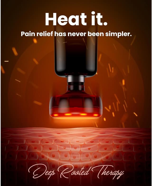 Detalle de Bob and Brad Q2 Plus pistola massaggio muscolare con calore