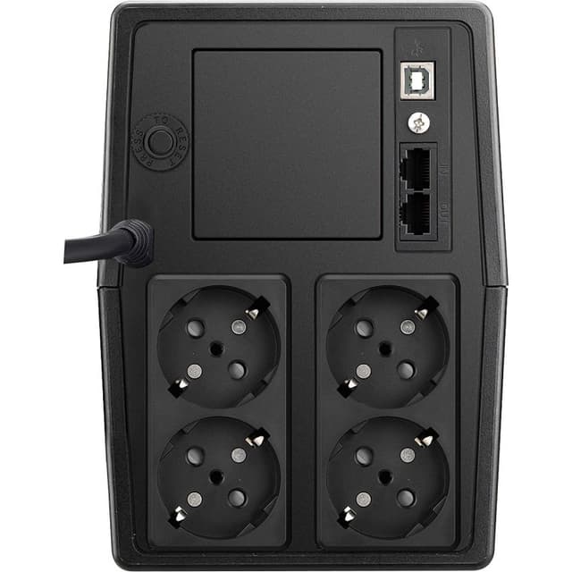 Detalle 2 de Phasak PH 9410 1000VA SAI con pantalla LCD y monitorización USB