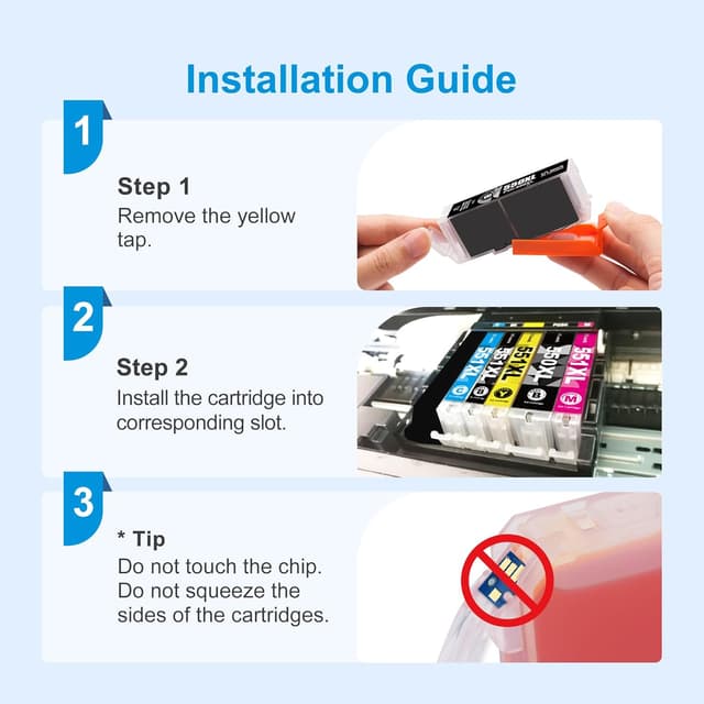 Detalle de Uniwork 30er-Pack kompatible Canon PGI-550 XL & CLI-551 XL Patronen für PIXMA & MAXIFY