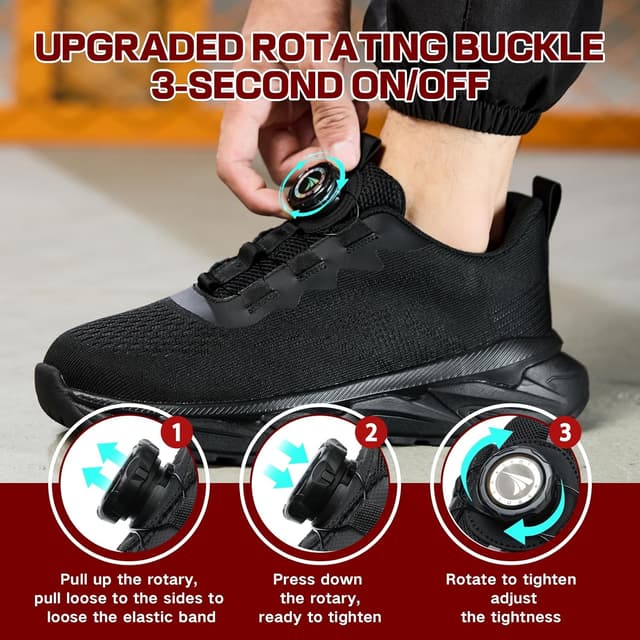 Thumbnail 3 de BAGHUY Steel Toe Cap Trainers 200J protection