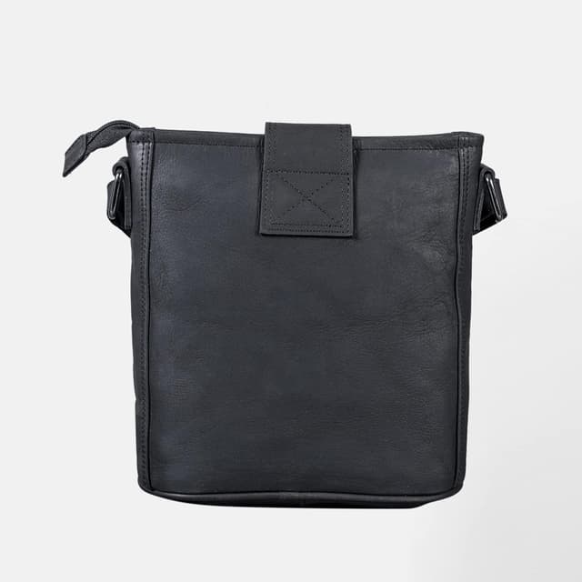 Detalle 2 de LEABAGS Damen Leder-Handtasche HERAUSRAGENDE Qualität aus echtem Leder – Umhängetasche für Arbeit, Uni, Schule