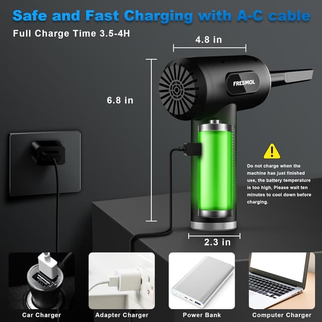 Thumbnail 4 de Compressed Air Duster-3 100,000 RPM ⚡