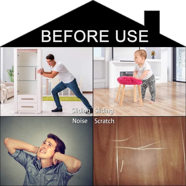 Thumbnail 6 de Yelanon Non Slip Furniture Pads 56 pcs