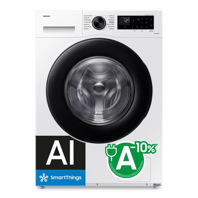 Detalle de Samsung WW90CGC04DAEEC (reacondicionada grado C) lavadora 9 kg con Ecobubble y 1.400 rpm