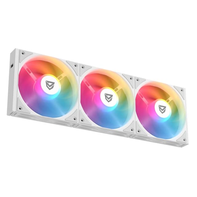 Detalle de Nfortec Stellar Modular A-RGB Ventilador suplementario blanco