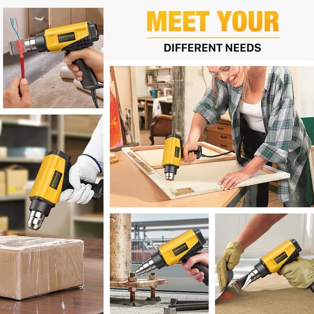 Thumbnail 6 de SEEKONE Heat Gun 2000W with 50–600°C control
