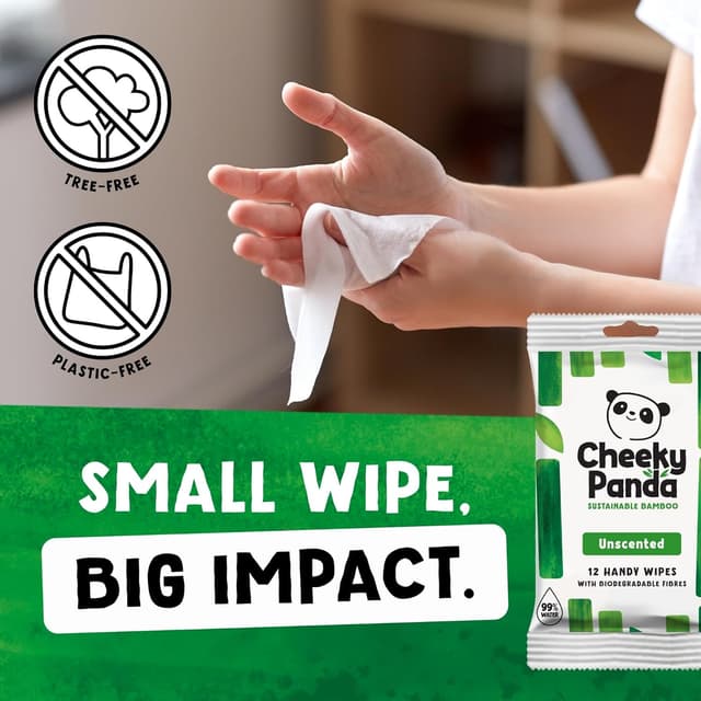 Thumbnail 4 de The Cheeky Panda Bamboo Hand Wipes