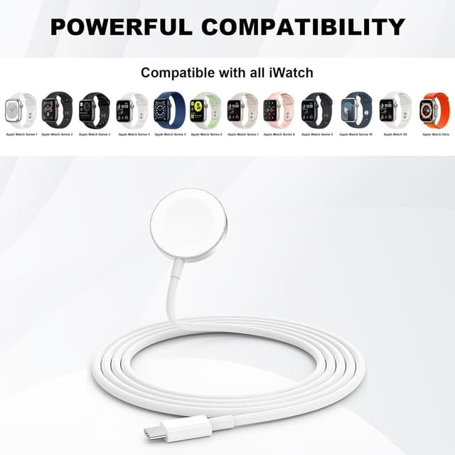 Thumbnail 4 de Apple Watch Magnetic USB‑C Charger 6ft