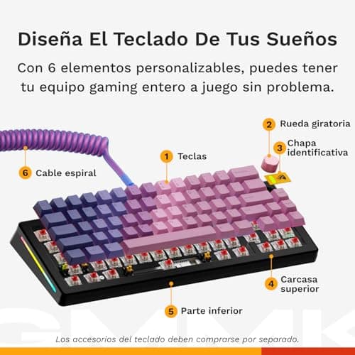 Detalle 2 de Glorious GMMK 3 Mecánico Gaming Teclado 🖥