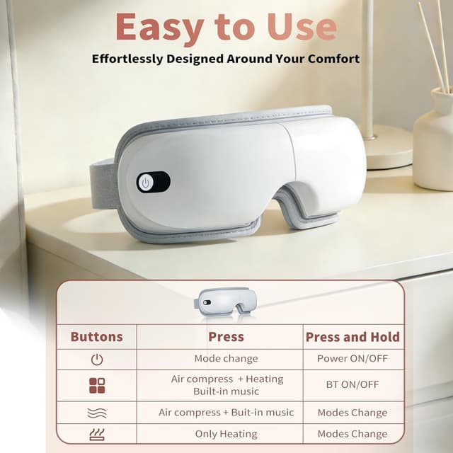 Thumbnail 4 de Eye Massager with Heating & Bluetooth