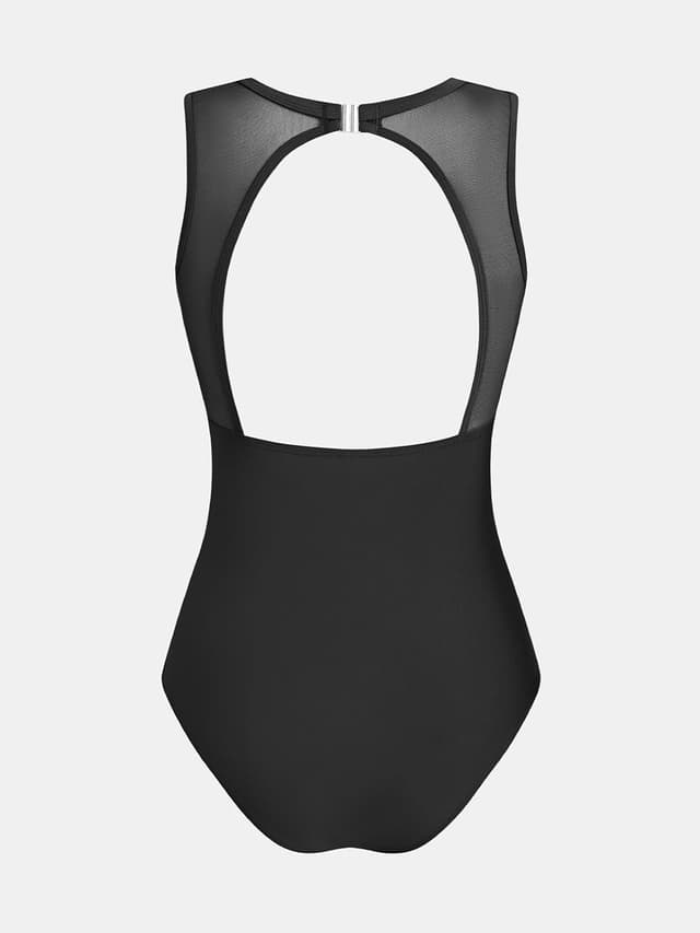 Thumbnail 6 de CUPSHE Costume da bagno intero da donna con pannello in rete e controllo pancia, collo alto