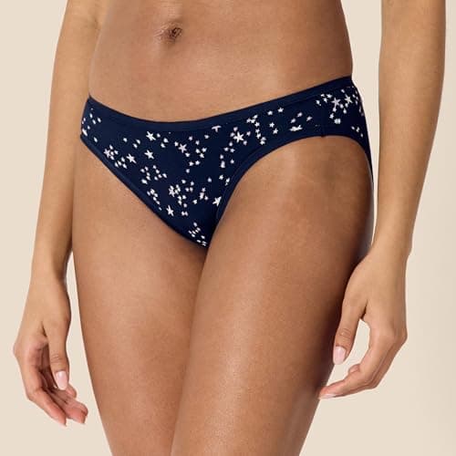 Detalle 1 de Amazon Essentials pack de 6 braguitas de bikini de algodón con elastano (tallas grandes) para uso diario