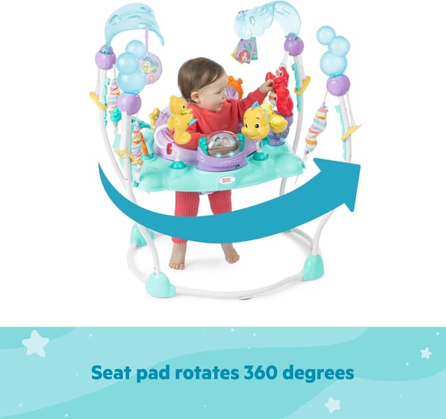 Thumbnail 4 de Bright Starts Sea of Activities, Saltador de Bebés Ariel Disney🧜♀
