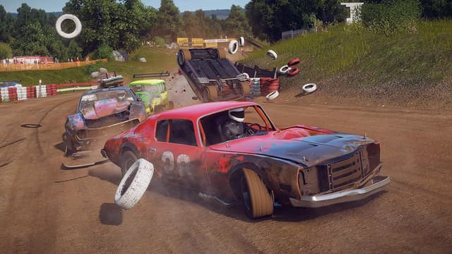 Detalle de Wreckfest for PlayStation 5 (PS5) — demolition derby-style racing with customization