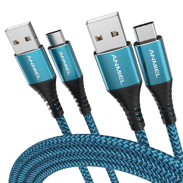 Detalle de ANMIEL USB-C Kabel 2er Pack 3 m 3 A