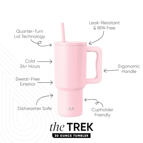 Thumbnail 1 de Simple Modern Trek Vaso Térmico 890ml con Pajita y Asa 🥤