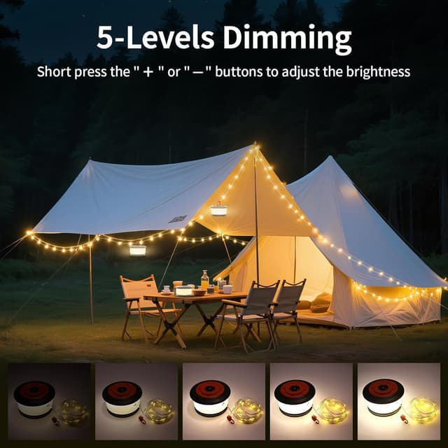 Detalle de Phylosal Camping-Lichterkette 10 m