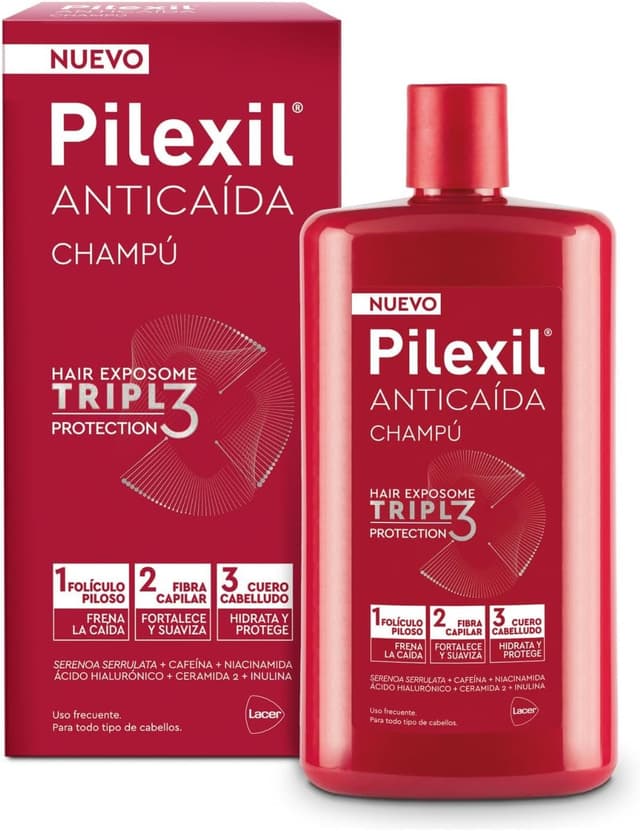 Detalle de PILExil Pilexil Shampoo anticaduta Triple Protection 450 ml – tripla azione su cute, fibra e follicolo