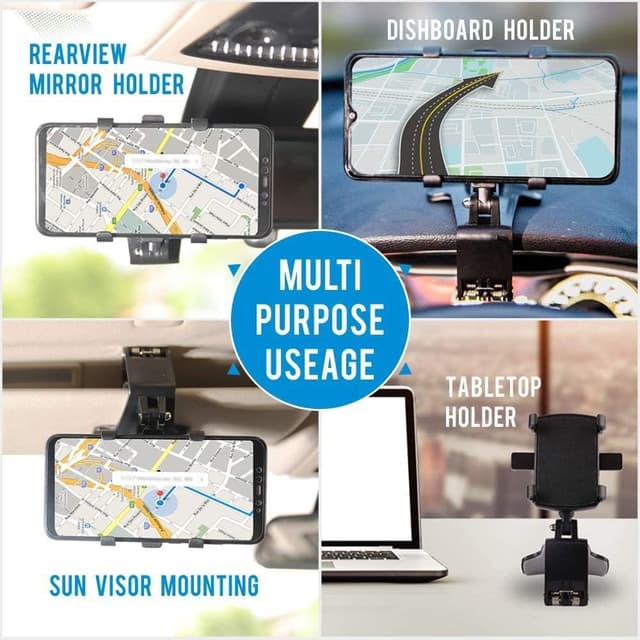 Thumbnail 4 de BEENLE Dashboard Car Phone Mount 360°