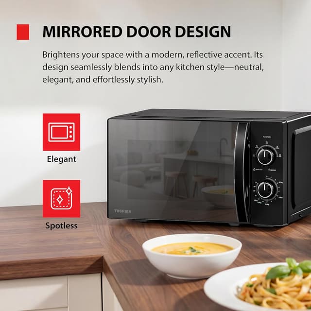 Detalle 2 de TOSHIBA MW2-MM20PF 20L 700W Microwave