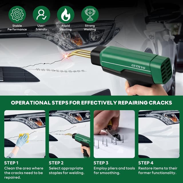 Thumbnail 4 de Plastic Welder Kit for Bumper Repair