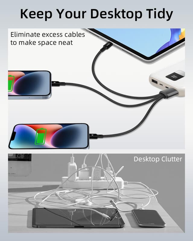 Thumbnail 3 de Yanboronsn 3 in 1 USB C Cable