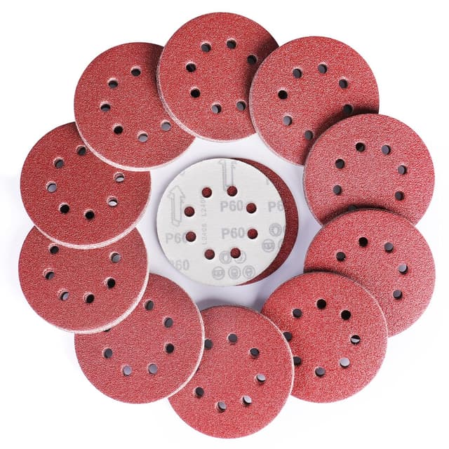 Detalle de Schleifscheiben-Set für Exzenterschleifer 80 Stück