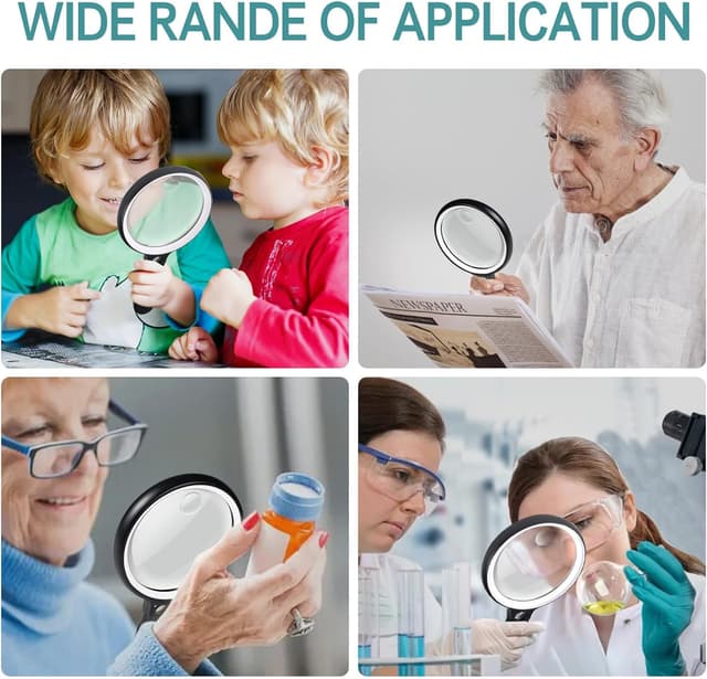 Thumbnail 5 de GABORISH Lupe mit Licht 10X 20X 45X