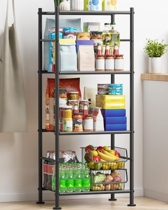 Thumbnail 1 de Sakugi Storage Shelves 4-Tier Metal Unit